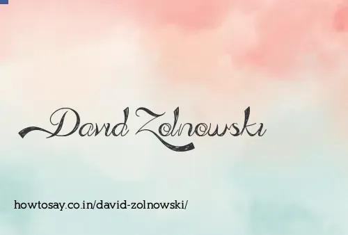 David Zolnowski