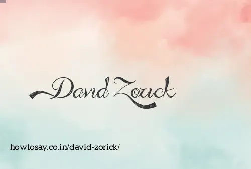 David Zorick