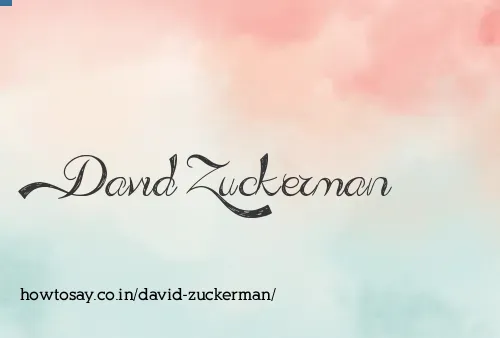 David Zuckerman