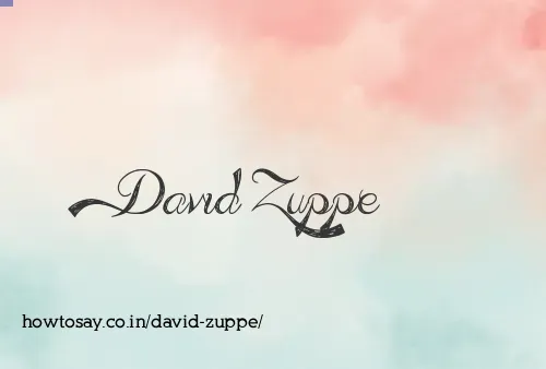 David Zuppe