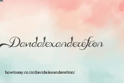 Davidalexanderefron