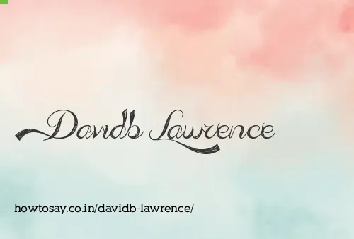 Davidb Lawrence