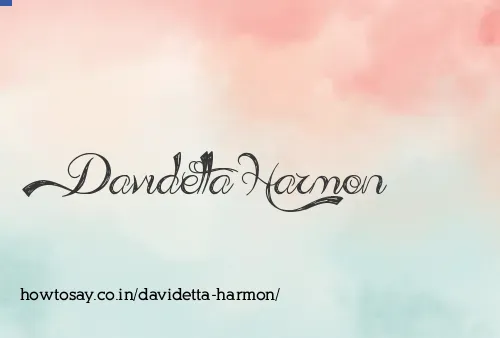 Davidetta Harmon