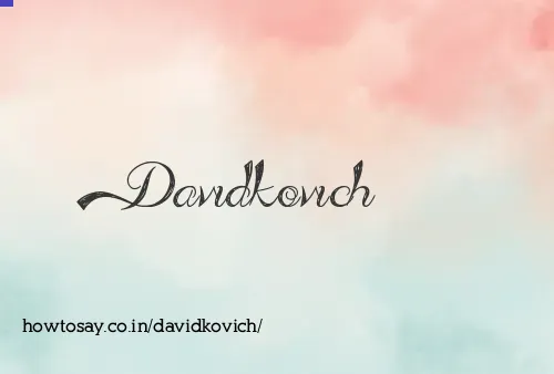 Davidkovich