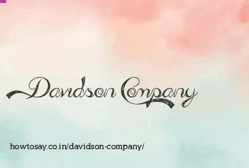 Davidson Company