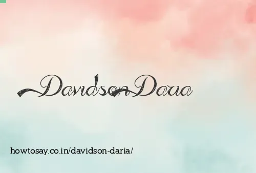 Davidson Daria