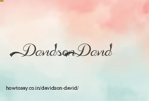 Davidson David