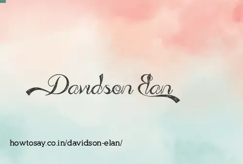 Davidson Elan