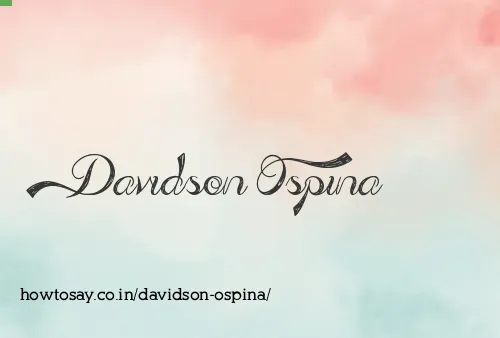Davidson Ospina
