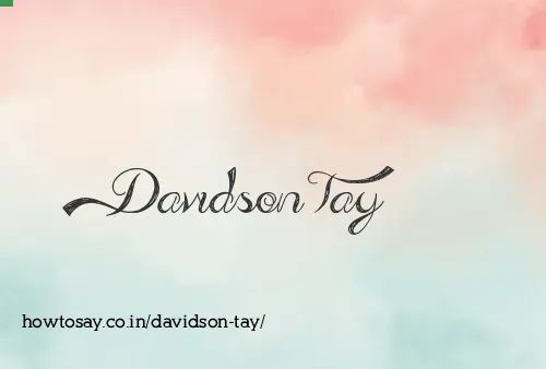 Davidson Tay