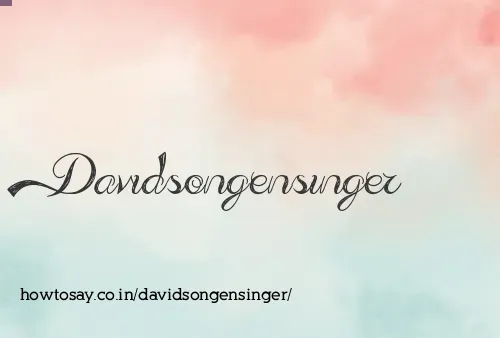 Davidsongensinger