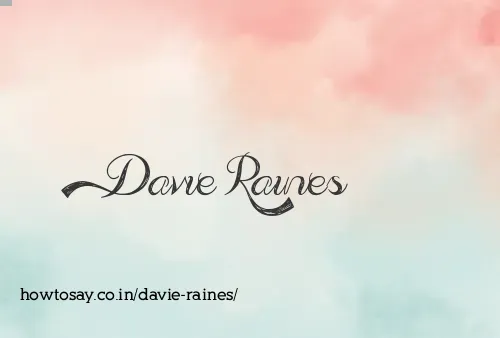 Davie Raines