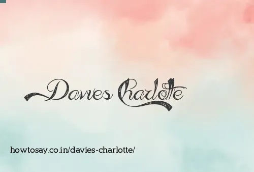 Davies Charlotte