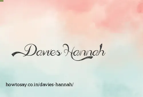 Davies Hannah