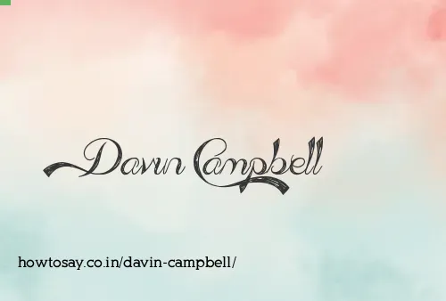 Davin Campbell