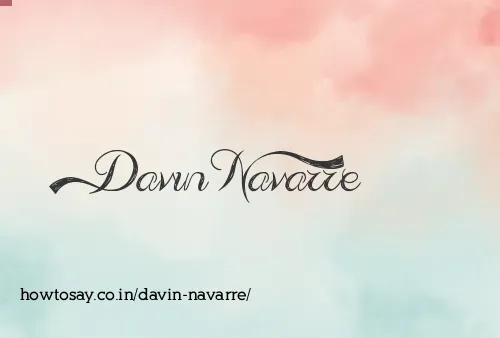 Davin Navarre