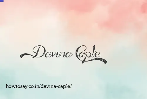 Davina Caple