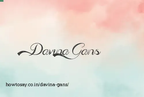Davina Gans