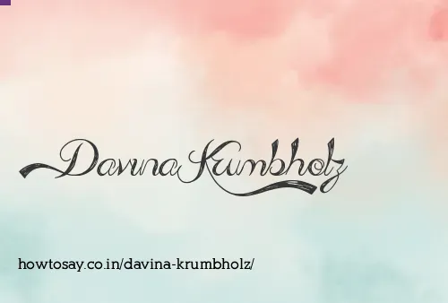Davina Krumbholz