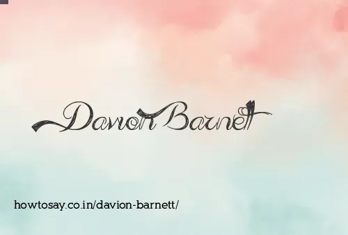 Davion Barnett