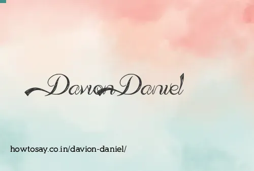 Davion Daniel