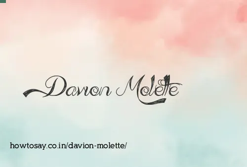 Davion Molette