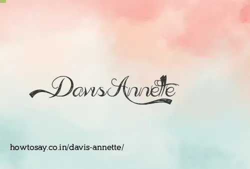 Davis Annette