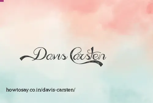 Davis Carsten