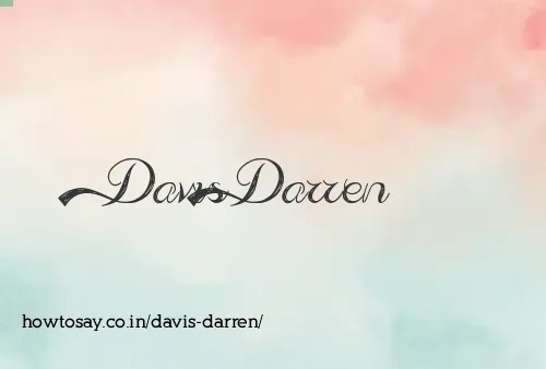 Davis Darren