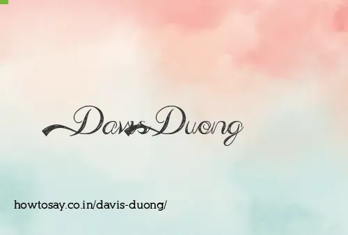 Davis Duong