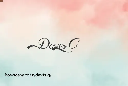Davis G