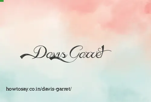 Davis Garret
