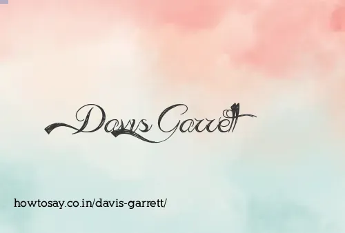 Davis Garrett