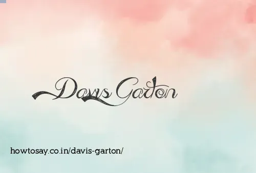 Davis Garton