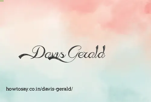 Davis Gerald