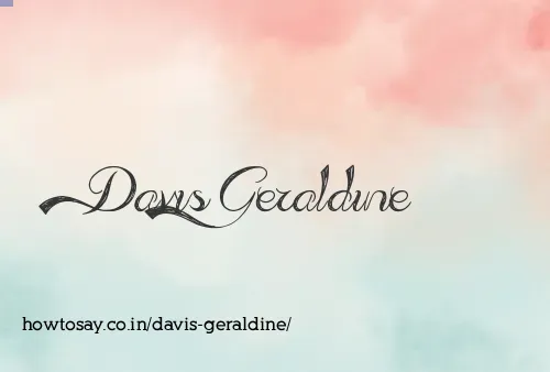Davis Geraldine