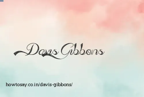 Davis Gibbons