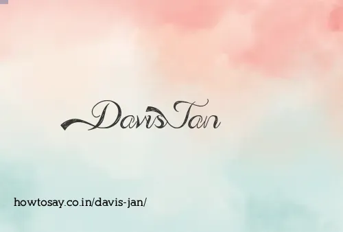 Davis Jan