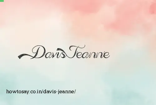 Davis Jeanne