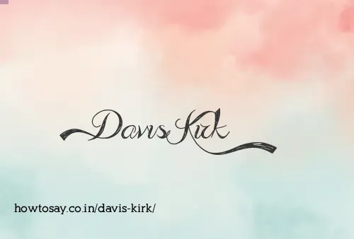 Davis Kirk