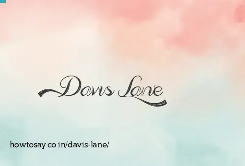 Davis Lane