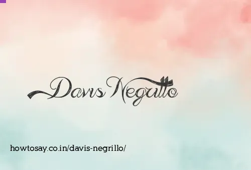 Davis Negrillo