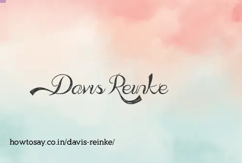 Davis Reinke
