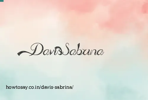 Davis Sabrina