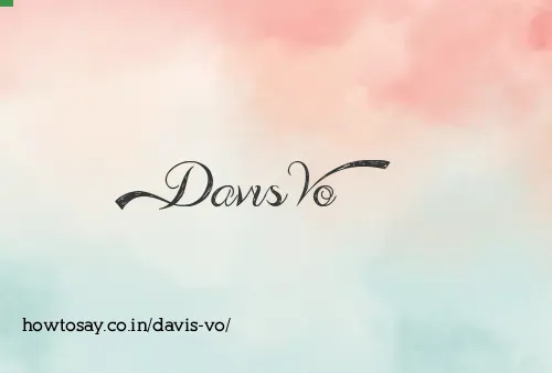 Davis Vo