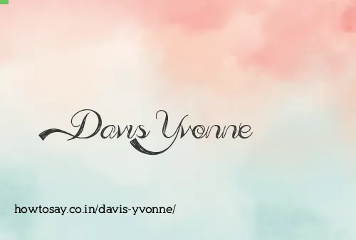 Davis Yvonne