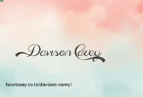 Davison Carey