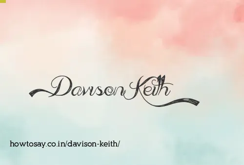 Davison Keith