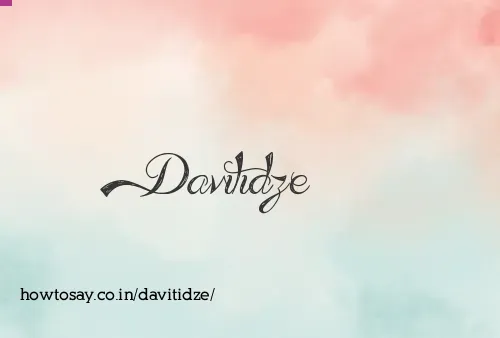 Davitidze