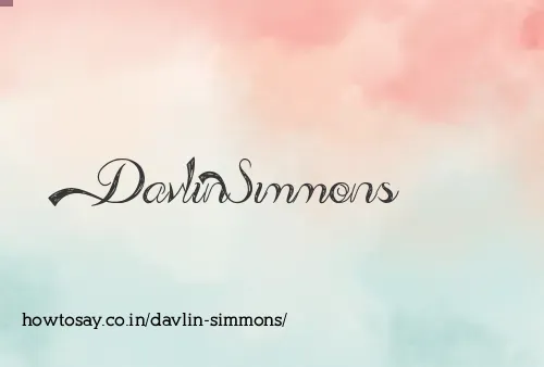 Davlin Simmons